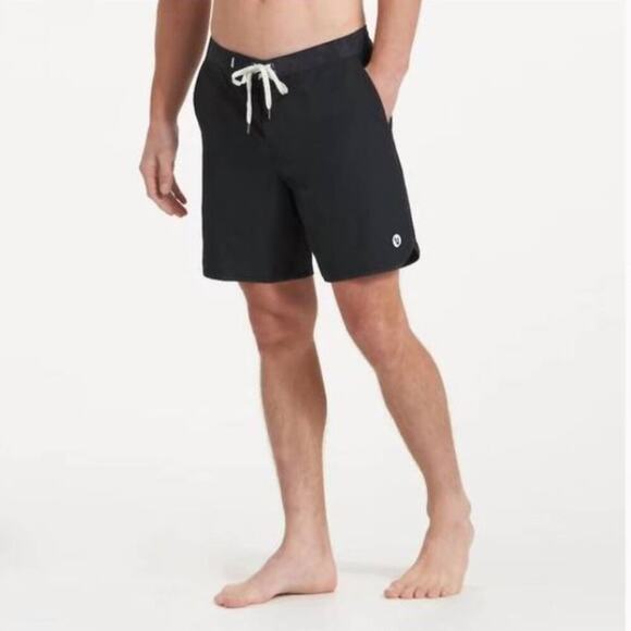 NEW Vuori Cruise Boardshort in Black sz 34 - Picture 1 of 8